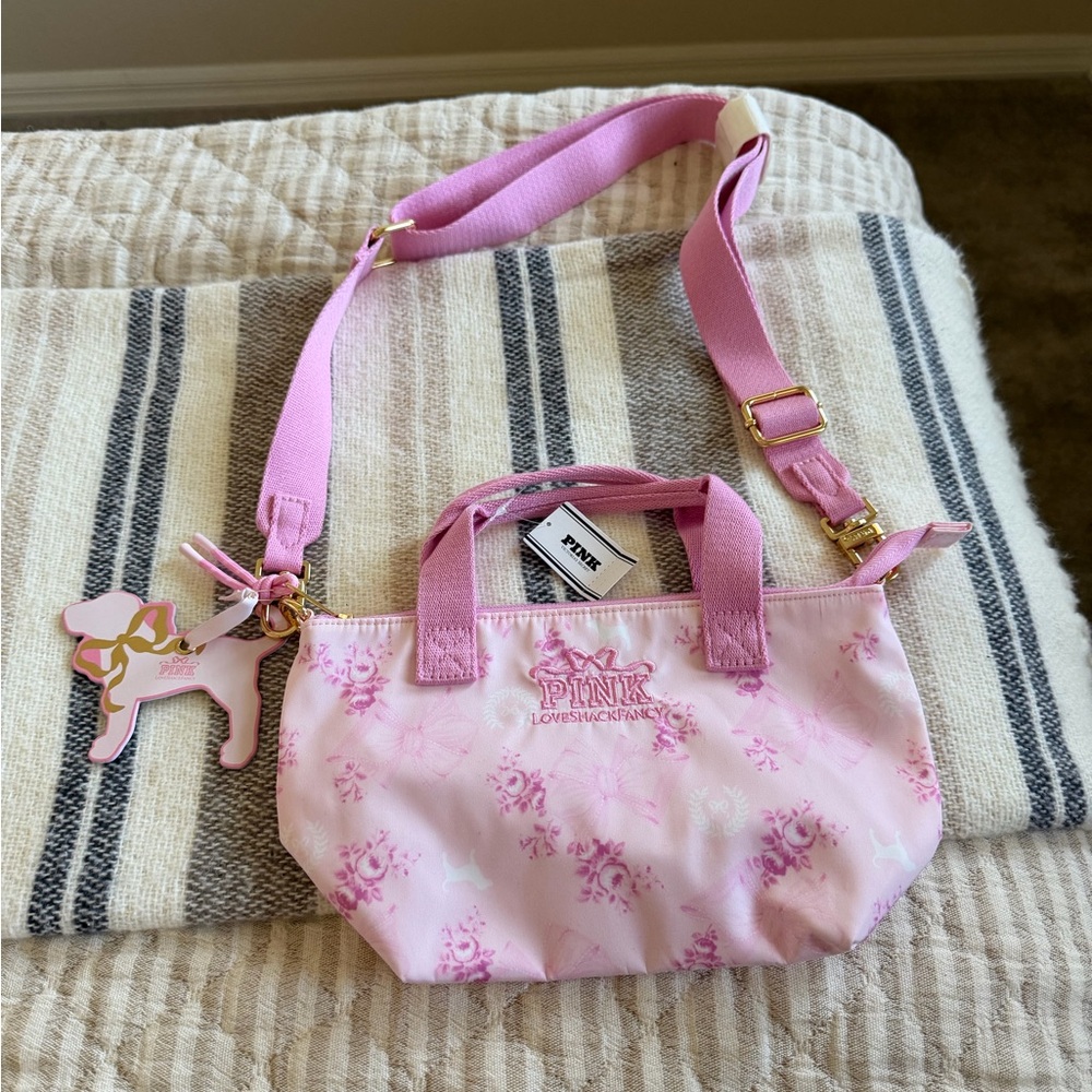 PINK × LoveShackFancy Mini Tote Bag